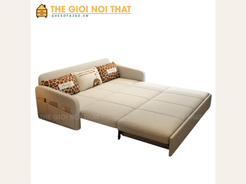 Ghế sofa giường V4S - sofa giường thông minh Hải Phòng - ảnh 3 thực tế tại showroom Ghế Sofa 360 Hải Phòng