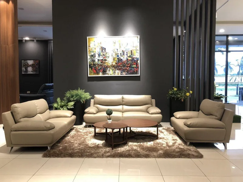 Ghế sofa nhập khẩu ( Chính hãng OMEGA ) - KH222 - sofa Hải Phòng Hà Nội - ảnh 1 thực tế tại showroom Ghế Sofa 360 Hải Phòng