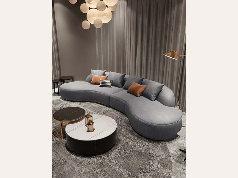 Ghế sofa nỉ phòng khách - R10 - Ghế Sofa 360 Ghế sofa nỉ phòng khách - R10 - sofa Hải Phòng Hà Nội - ảnh 2 thực tế tại showroom Ghế Sofa 360 Hải Phòng