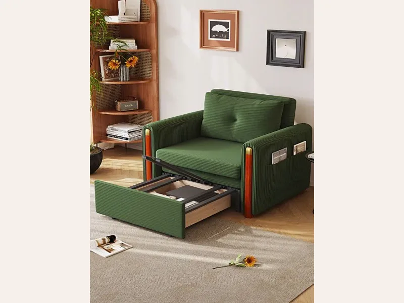 Giường sofa, ban công hai năng gấp đôi, giường đa chức năng, - giường ngủ gỗ công nghiệp - ảnh 3 thực tế tại showroom Ghế Sofa 360 Hải Phòng