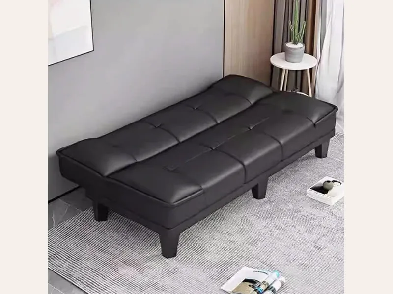 Giường sofa da cho mèo cào, đa năng, đơn giản, hiện đại, phòng khách, văn phòng cho thuê, ghế sofa gấp - sofa da thật cao cấp - ảnh 1 thực tế tại showroom Ghế Sofa 360 Hải Phòng