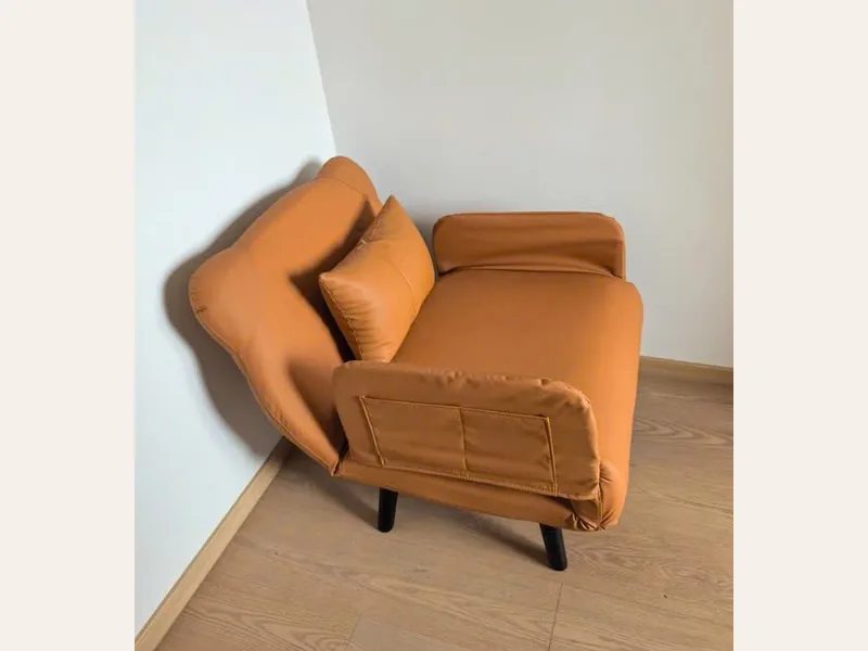 Giường sofa gấp cho hai người sử dụng 2025 phòng khách căn hộ nhỏ mới phổ biến giường đơn đa năng gấp lại giường có thể thu vào - giường ngủ gỗ công nghiệp - ảnh 3 thực tế tại showroom Ghế Sofa 360 Hải Phòng