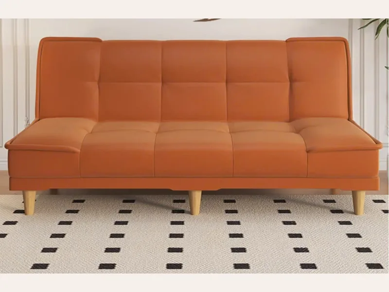 Giường sofa gấp đa năng sofa phòng khách 2025 mới đơn giản căn hộ nhỏ cho thuê sofa nhà căn hộ nhỏ - giường ngủ gỗ công nghiệp - ảnh 3 thực tế tại showroom Ghế Sofa 360 Hải Phòng