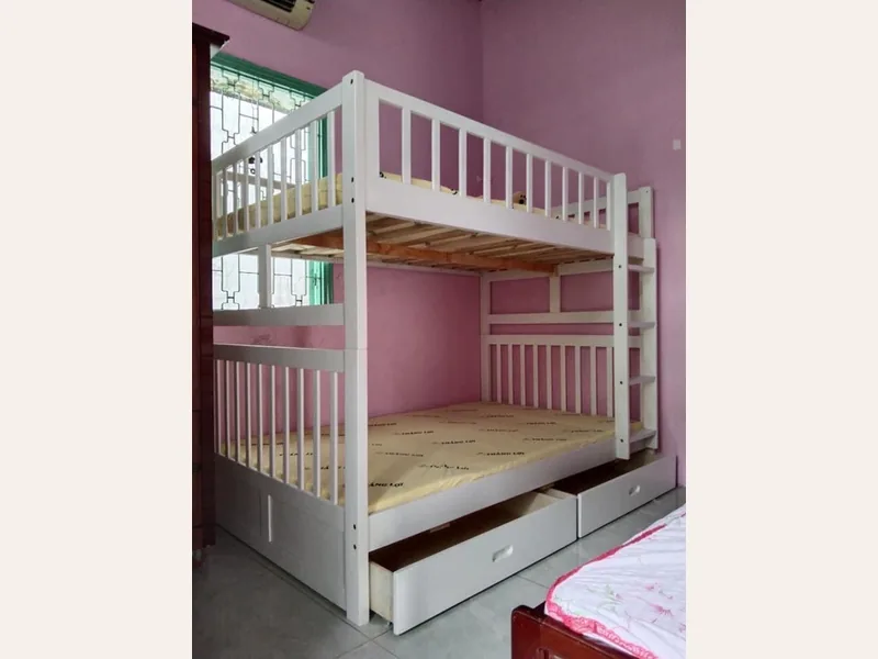 Giường tầng xuất khẩu ( gỗ tự nhiên ) (Copy) - giường ngủ gỗ công nghiệp - ảnh 2 thực tế tại showroom Ghế Sofa 360 Hải Phòng