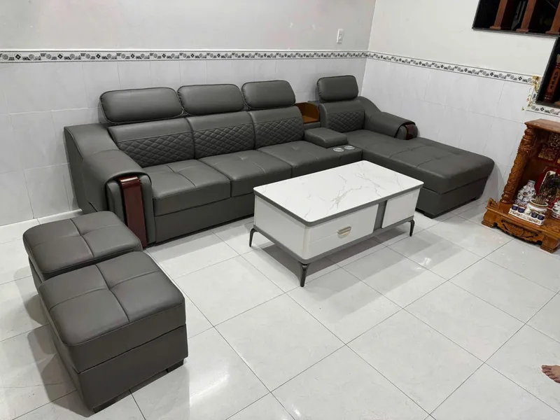 Sofa cao cấp 360 - sofa Hải Phòng Hà Nội - ảnh 2 thực tế tại showroom Ghế Sofa 360 Hải Phòng