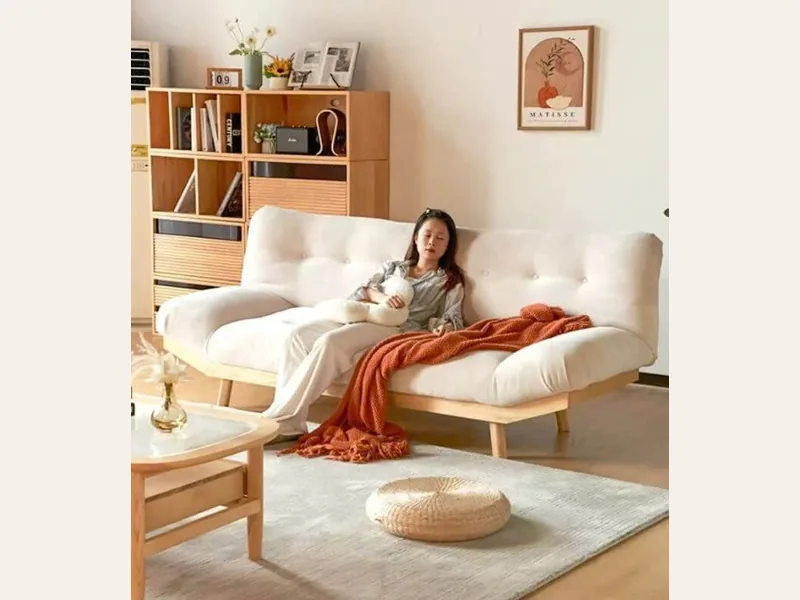 Sofa ghế giường gấp thông minh Hot - giường ngủ gỗ công nghiệp - ảnh 1 thực tế tại showroom Ghế Sofa 360 Hải Phòng