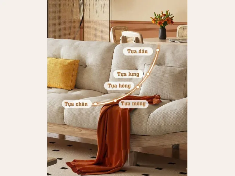 Sofa ghế giường gấp thông minh Hot - giường ngủ gỗ công nghiệp - ảnh 3 thực tế tại showroom Ghế Sofa 360 Hải Phòng