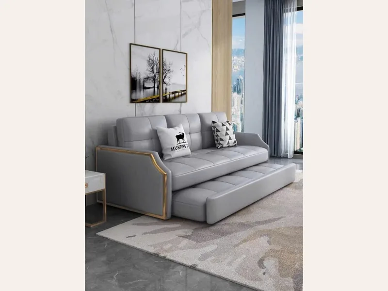 Sofa giường Bắc Âu - sofa giường thông minh Hải Phòng - ảnh 3 thực tế tại showroom Ghế Sofa 360 Hải Phòng