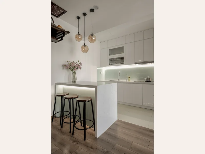 Thiết kế nội thất căn hộ anh Hùng - Vinhomes Hải Phòng - Ghế Sofa 360 Thiết kế nội thất căn hộ anh Hùng - Vinhomes Hải Phòng - thiết kế nội thất căn hộ - ảnh 3 thực tế tại showroom Ghế Sofa 360 Hải Phòng