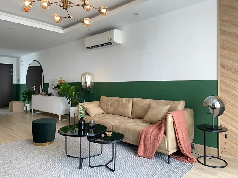 Thiết kế nội thất căn hộ Chị Hiền - Dự án Vinhomes - thiết kế nội thất căn hộ - ảnh 1 thực tế tại showroom Ghế Sofa 360 Hải Phòng