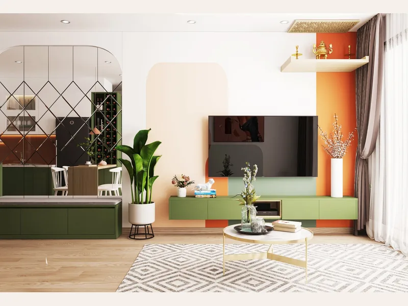 Thiết kế nội thất căn hộ Chị Thủy - Dự án KĐT ĐẶNG XÁ - thiết kế nội thất căn hộ - ảnh 1 thực tế tại showroom Ghế Sofa 360 Hải Phòng