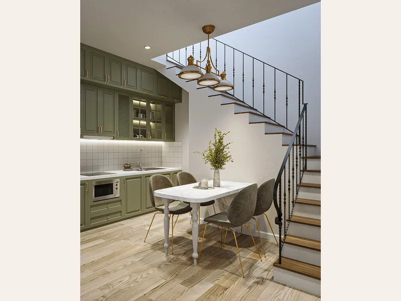Thiết kế nội thất căn hộ Chị Tuyết - Dự án Vinhomes - thiết kế nội thất căn hộ - ảnh 2 thực tế tại showroom Ghế Sofa 360 Hải Phòng