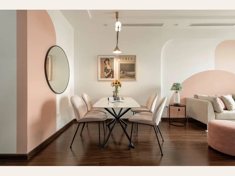 Thiết kế nội thất căn hộ Chị Vân Anh - Dự án Vinhomes - thiết kế nội thất căn hộ - ảnh 2 thực tế tại showroom Ghế Sofa 360 Hải Phòng