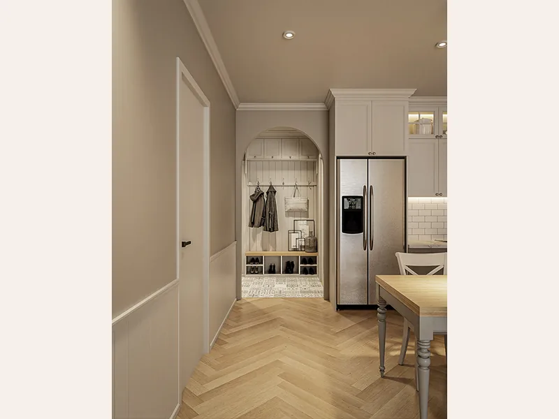 Thiết kế nội thất căn hộ Cô Bốn - Dự án Vinhomes - thiết kế nội thất căn hộ - ảnh 3 thực tế tại showroom Ghế Sofa 360 Hải Phòng