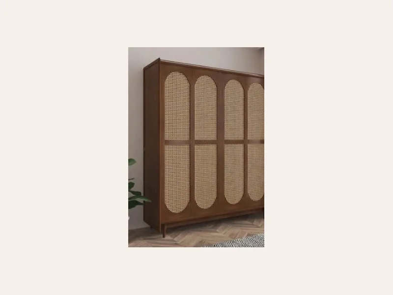 Tủ Quần Áo Gỗ Tự Nhiên Cao Cấp 2 - tủ quần áo gỗ công nghiệp - ảnh 2 thực tế tại showroom Ghế Sofa 360 Hải Phòng
