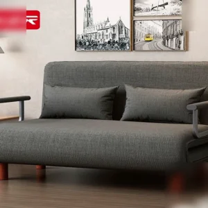 Alternative view of [Đa Năng Gấp Gọn] Sofa Giường Xám-Phòng Khách, Phòng Ngủ Thoải Mái Ngồi Nằm, Tặng Gối Tựa