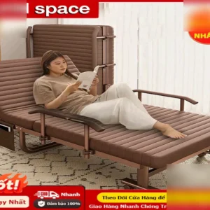 Alternative view of ALVIN Giường Gấp Gọn cao cấp thiết kế thông minh tiện lợi Có thể gấp đôi cất sofa giường ghế bố giường