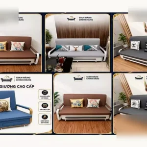 Alternative view of Gế Sofa Vải 4 Màu Giường Thông Minh Gấp Gọn Đa Năng,2 Chế Độ Ghế Sofa Kết Hợp Giường Ngủ Chứa Đồ