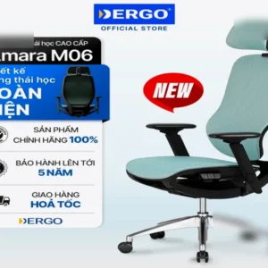 Ghế Công Thái Học DERGO Ergonomic Amara M06 - Thiết Kế Công Thái Học Toàn Diện Nâng Đỡ Cơ Thể