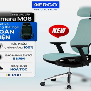 Alternative view of Ghế Công Thái Học DERGO Ergonomic Amara M06 - Thiết Kế Công Thái Học Toàn Diện Nâng Đỡ Cơ Thể