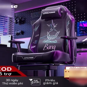 Alternative view of Ghế game gaming Xpanse X36 Da cao cấp siêu dẻo, Tựa lưng bionic liên tục cong hình chữ S | ghế công thái học | ghế văn phòng | ghế làm việc