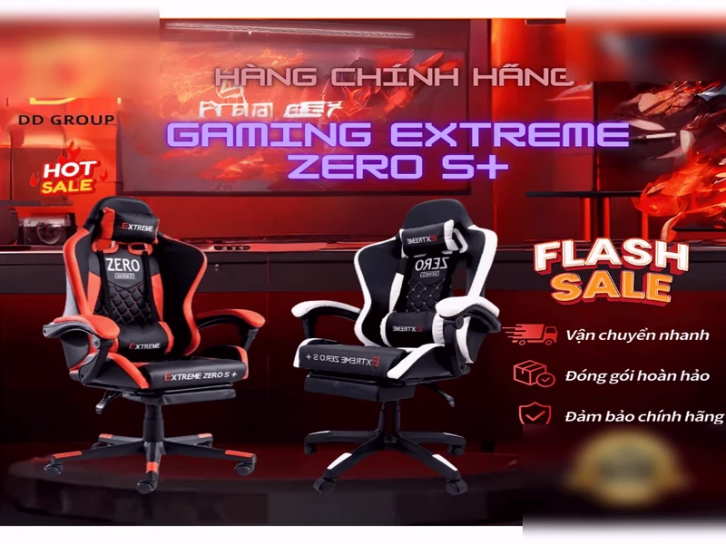 Ghế Gaming EXTREME ZERO S+ 2024,Ngả 135 độ,Xoay 360,Tựa lưng êm ái,Công thái học mới nhất ZERO S+ - Ghế Sofa 360 Ghế Gaming EXTREME ZERO S+ 2024,Ngả 135 độ,Xoay 360,Tựa lưng êm ái,Công thái học mới nhất ZERO S+ - ghế gaming cao cấp - ảnh 1 tại xưởng Ghế Sofa 360