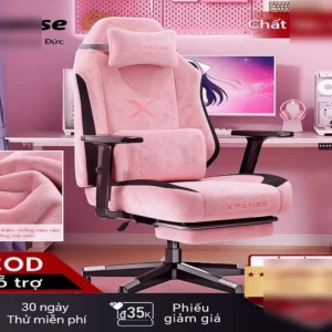 Alternative view of Ghế gaming Xpanse X34 Nhung mềm chống nước , Đệm rộng êm như mây không cánh bên | ghế công thái học | ghế tựa lưng | ghế làm việc
