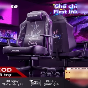 Alternative view of Ghế gaming Xpanse X36 Da cao cấp siêu dẻo, Tựa lưng bionic liên tục cong hình chữ S | ghế công thái học | ghế văn phòng