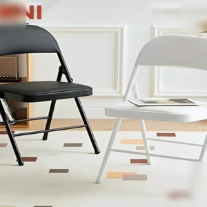 Ghế gập đơn giản, ghế tựa lưng gia đình, ghế văn phòng di động, ghế máy tính, ghế ăn, ghế ký túc xá