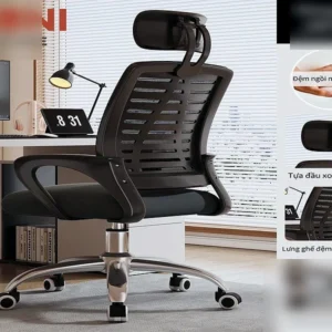 Alternative view of Ghế máy tính nâng hạ xoay gia đình, ghế thể thao điện tử, ghế ký túc xá học sinh cấp 2, ghế tựa lưng