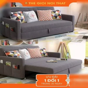 Alternative view of Ghế sofa giường chính hãng 1m8x1m8 ( có thể gấp gọn thành ghế sofa )