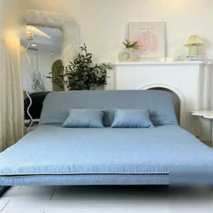 Ghế Sofa Giường Gấp Gọn Đôi Và Mở Ra Thành Giường SFB002, Chân Trụ Khung Thép Chắc Chắn