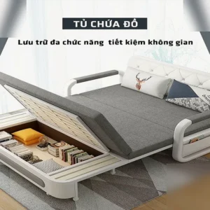 Alternative view of Giường Sofa Thông Minh Gấp Gọn Đa Năng Có Hộc Để Đồ, Ghế Sofa Giường KÈM GỐI Cho Phòng Ngủ Hiện Đại
