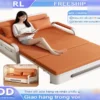 iPearl Sofa Giường Gấp Gọn Chất Liệu Khung Thép Không Gỉ Siêu Bềnhế sofa giường Tặng 2 chiếc gối