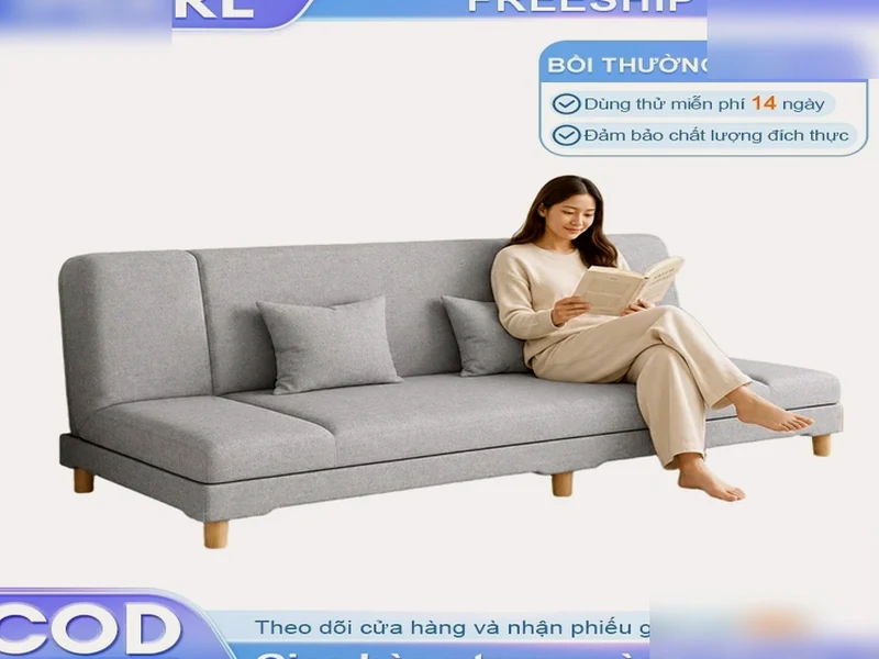 iPearl sofa giường gấp gọn Ngủ Ngồi Nằm 3in1 Khung Chắc Chắn chân gỗ nguyên khối - Ghế Sofa 360 iPearl sofa giường gấp gọn Ngủ Ngồi Nằm 3in1 Khung Chắc Chắn chân gỗ nguyên khối - sofa giường gấp - ảnh 3 tại xưởng Ghế Sofa 360