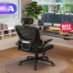MIA FURNITURE Ghế Văn Phòng Công Thái Học Mia05, Lưng Kép, xoay 360, Ghế Đa Năng Làm Việc Và Học Tập
