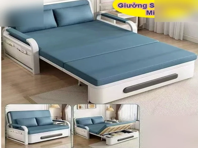 Sofa giường gấp gọn thành ghế thông minh có ngăn chứa đồ, giường gấp gọn bọc vải nano cao cấp hàng nhập khẩu - Ghế Sofa 360 Sofa giường gấp gọn thành ghế thông minh có ngăn chứa đồ, giường gấp gọn bọc vải nano cao cấp hàng nhập khẩu - sofa giường gấp - ảnh 1 tại xưởng Ghế Sofa 360