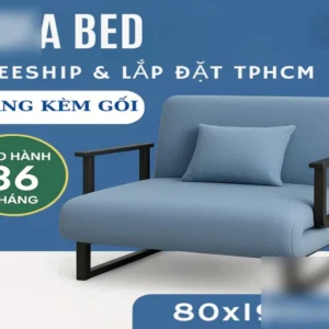 [TẶNG GỐI] Giường ghế sofa gấp gọn tiện lợi, giường sofa nằm đọc sách nghỉ ngơi thư giãn tại văn phòng, nhà riêng