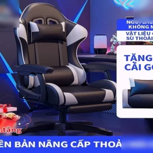 Alternative view of VOVOVA Ghế Gaming thiết kế ghế công thái học chuẩn tư thế 2 gối hỗ trợ bảo vệ cột sống ghế xoay văn phòng