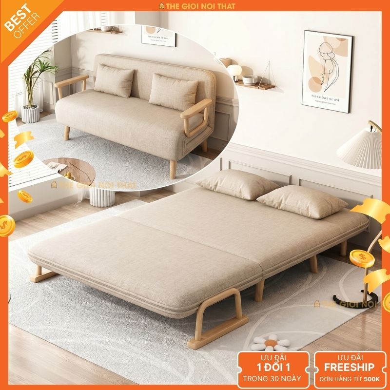 Ghế sofa giường Hải Phòng - Sofa giường gấp gọn có khóa an toàn